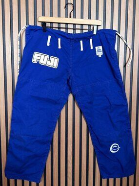 Fuji Gi Jiu Jitsu Pants 40 x 27 Adults A2 Blue Bottom Martial Arts Uniform MMA